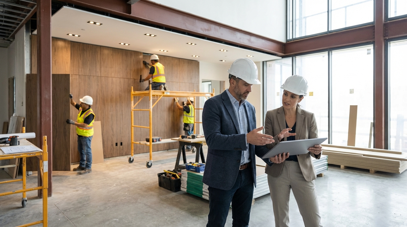 interior construction site of a modern residential 9aeb3f0289